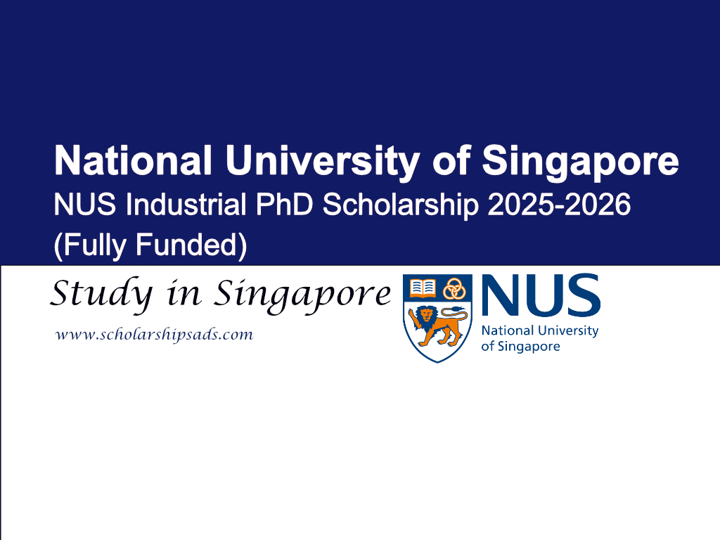 phd in singapore for international students